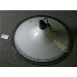 Modern C1960's glass hanging fixture