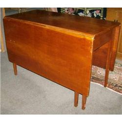 Cherry long drop leave table