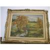 Image 1 : Oil on canvas Landscape by L.E. Selig