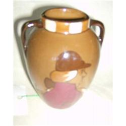 Art pottery porcelain vase, marked Rennsteiz