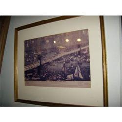 Brooklyn Bridge opening Photoprocess Print