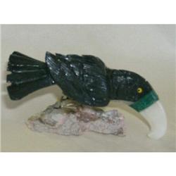 Carved stone Toucan bird