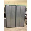 Image 1 : 2 GLADIATOR BY WHIRLPOOL STAINLESS STEEL & GREY LOCKING SHOP CABINETS APPROX. 72"X30X18" (NO KEYS)