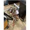 Image 1 : SET OF ADJUSTABLE HEIGHT DUAL WORK LIGHTS & STOCK ROLLER