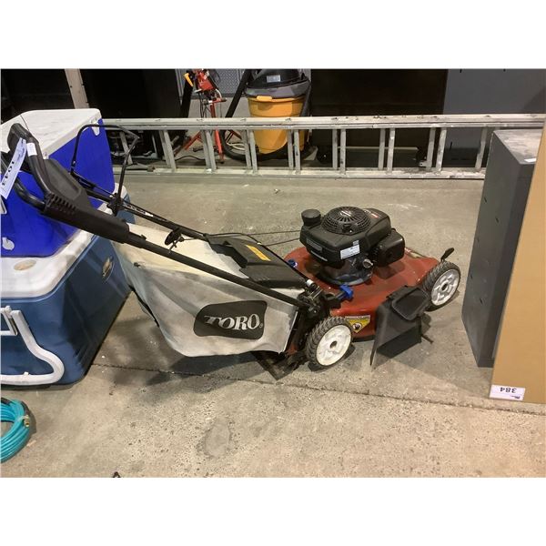 TORO 22" LAWNMOWER WITH HONDA MOTOR & BAG
