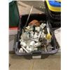Image 2 : TOTE WITH PLUMBING CONTENTS & 5 TOTES