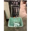 Image 3 : STOOL, STORAGE RACK & SCOTTS LAWN SPRAYER