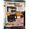 Image 1 : HAMILTON BEACH PROGRAMMABLE FRONT FILL COFFEEMAKER