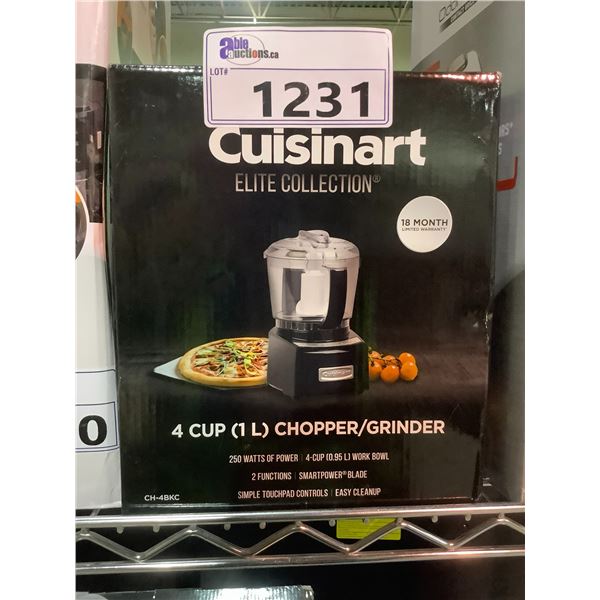 CUISINART 4 CUP CHOPPER/GRINDER