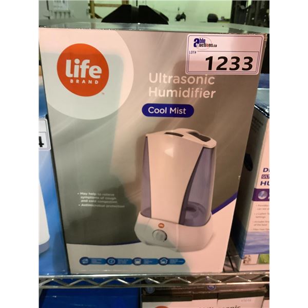 LIFE BRAND ULTRASONIC HUMIDIFIER COOL MIST