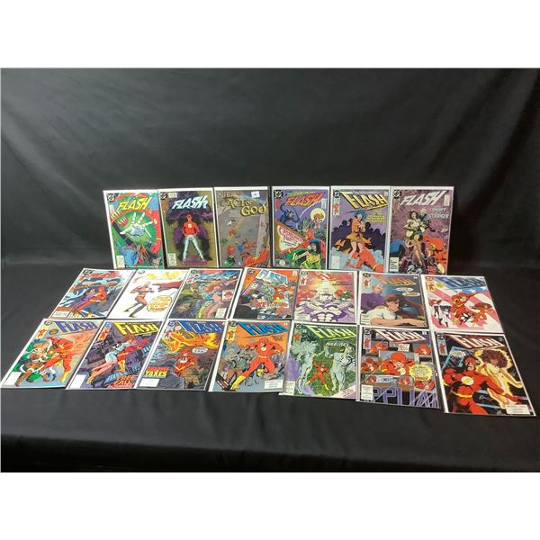 20 DC COMIC BOOKS: 19 FLASG & 1 JLA ACT OF GOD