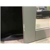Image 2 : LARGE BATHROOM MIRROR WITH GREY FRAMER - HAS MINOR FRAME DAMAGE