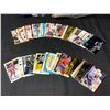 Image 2 : LOT OF ASSORTED HOCKEY & FOOTBALL CARDS & 2 MINI BASEBALL HELMETS