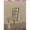 Image 2 : 2 PIECE IVORY PADDED BACK CHAIRS