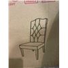 Image 2 : 2 PIECE IVORY PADDED BACK CHAIRS