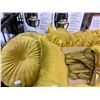 Image 2 : ASSORTED YELLOW TONE THROW PILLOWS