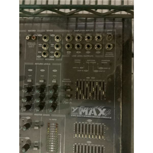 YORKVILLE POWER MAX 22 2150 WATT STEREO MIXING CONSOLE - Able Auctions