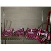 Image 2 : 2 SHELVES OF ASSORTED PINK CHILDRENS CARTS