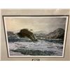 Image 2 : FRAMED & ARTIST SIGNED LEP 498/4950 TITLED "MAJESTIC WINGS" BY M. VISSER 26.5 X 21.5"