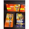 Image 2 : *ALL NEW* GILLETTE : FUSION 5 PROGLIDE 5 RAZOR, FUSION 5 RAZOR, & 2 FUSION 5 8X RAZOR HEAD PACKS