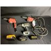 Image 1 : 3 DRILLS (HILTI & MAKITA) + 2 DEWALT BATTERIES