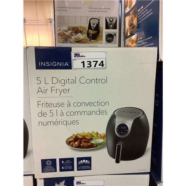 INSIGNIA 5L DIGITAL CONTROL AIR FRYER