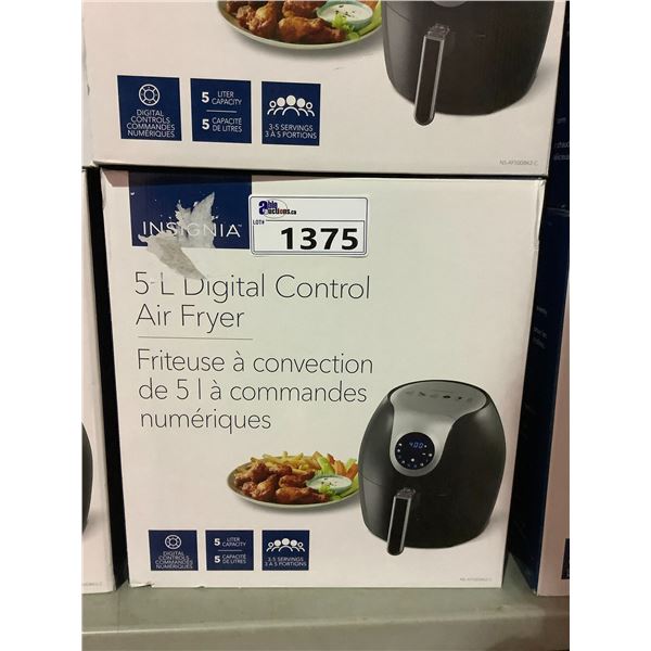 INSIGNIA 5L DIGITAL CONTROL AIR FRYER