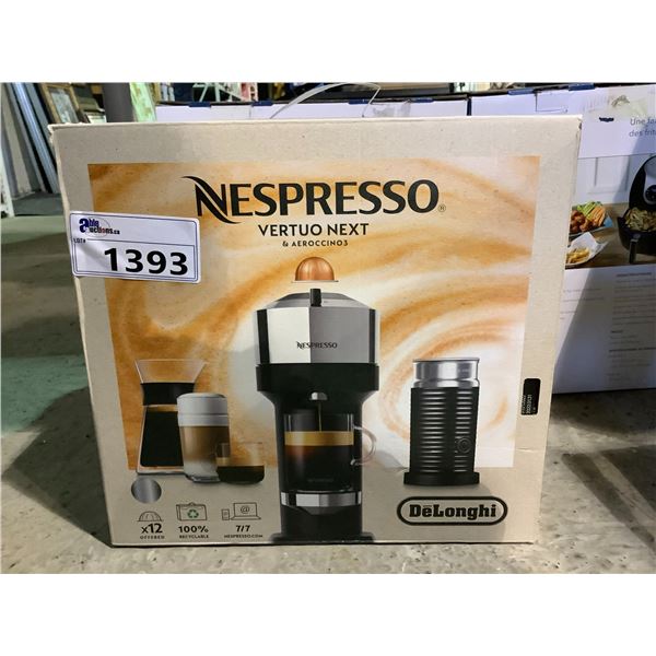 DELONGHI NESPRESSO VERTUO NEXT & AEROCCINO3 ESPRESSO MACHINE