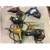 Image 1 : LOT OF ASSORTED ELECTRIC DRILLS & GRINDER