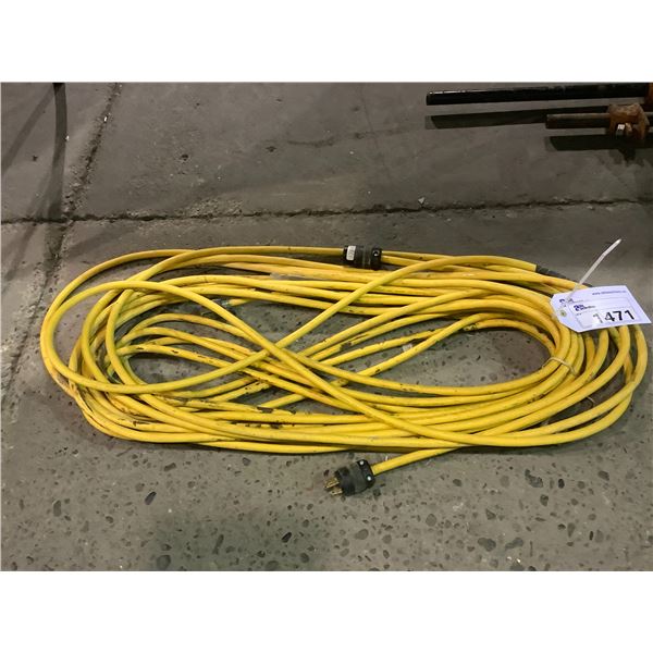 2 COMMERCIAL GRADE EXTENSION CORDS SIZE UNKNOWN