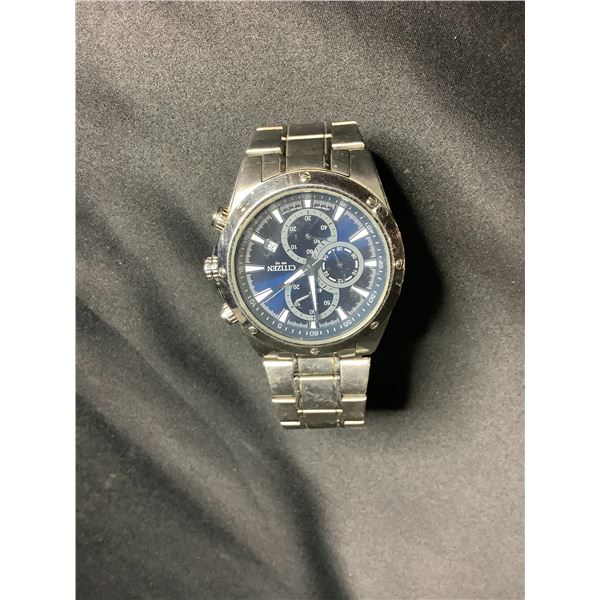 CITIZEN 6D1230212 STAINLESS STEEL WRIST WATCH