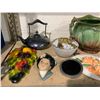 Image 2 : ASSORTED HOME DECOR, CROCK POT, AND DISHWARE