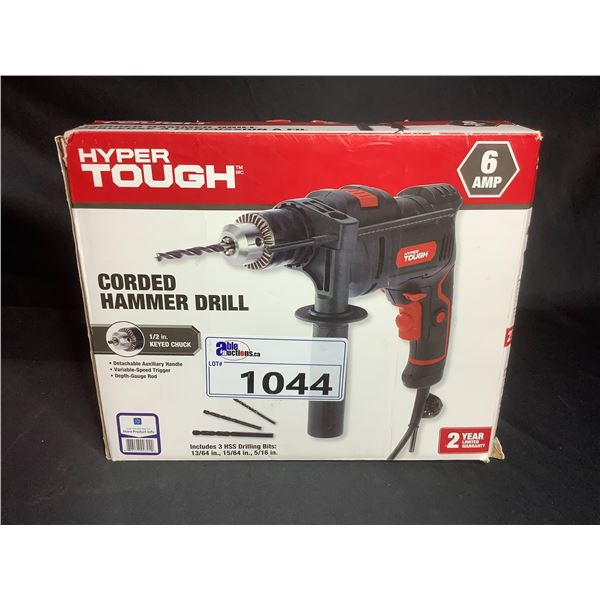 *NEW* HYPER TOUGH CORDED HAMMER DRILL 6AMP