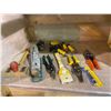 Image 1 : BOX OF TOOLS, PLANERS, CUTTERS, AND MORE