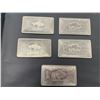 Image 1 : 5 FINE TITANIUM .999 1 TROY OUNCE BARS