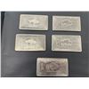 Image 1 : 5 FINE TITANIUM .999 1 TROY OUNCE BARS