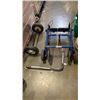 Image 1 : WALKER, BATH ASSIST RAIS AND AXLE WITH WHEELS