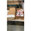 Image 1 : BOX OF NEW TWIST TIES, OVER PACK TAPE AND STICKERS
