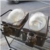 Image 1 : 2 LARGE OUTDOOR WAREHOUSE LIGHTS