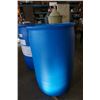 Image 3 : 2 PLASTIC 45 GALLON BLUE BARRELLS