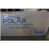 Image 2 : CASE OF NEW POLAR PLASTIC CUP 7OZ, TRANSLUCENT 2500PK RETAIL $213