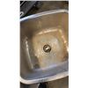 Image 3 : ORANGE AND BLACK CONVERTIBLE DOLLY AND DEEP STAINLESS WASH SINK WITH PLUG