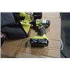 Image 2 : RYOBI CORDLESS IMPACT GUN WITH BATTERY AND CHARGER - TESTED WORKING