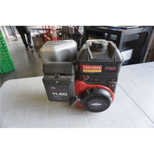 BRIGGS AND STRATTON 11.50 FT-LBS TORQUE 1150 SERIES MOTOR, RUNNING