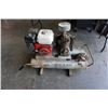 Image 1 : HONDA GAS POWERED 5 HORSE  TWIN TANK COMPRESSOR, WORKING CONIDTION