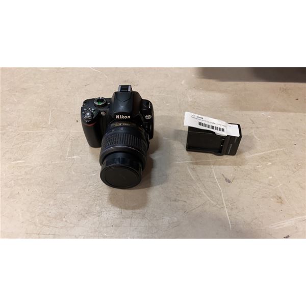 NIKON D60 WITH 18-55MM LENSE AND CHARGER, BATTERY, TESTED WORKING