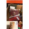 Image 2 : BOX OF CHRISTAMS DECORATIONS, TREE ORNAMENTS