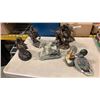Image 2 : LOT OF DECORATIVE FIGURES AND STATUES