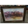 Image 2 : DECORATIVE FRAMED MIRROR AND FRAMED PICTURE