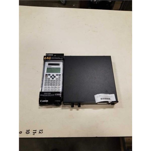 CANON SCIENTIFIC CALCULATOR AND BOSS PRO NS-50 NOISE SUPPRESSOR
